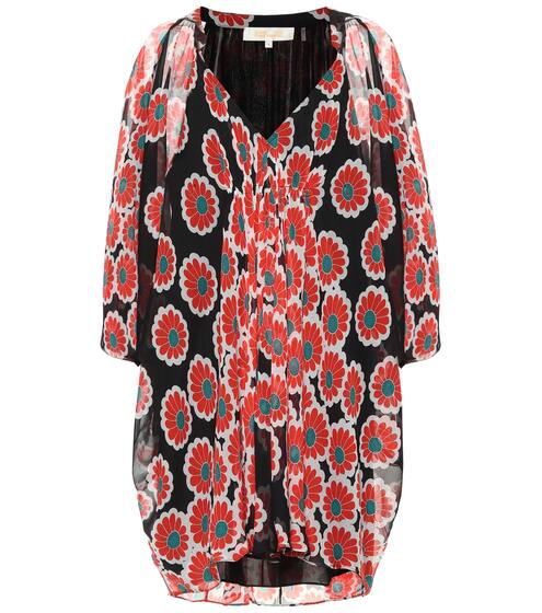 Floral silk minidress | Diane von Furstenberg