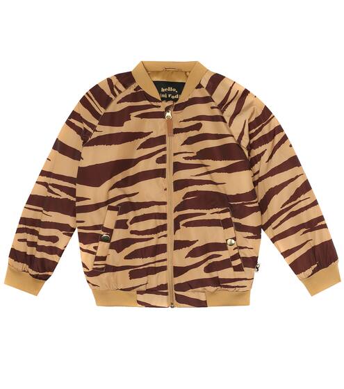Tiger-printed bomber jacket | Mini Rodini