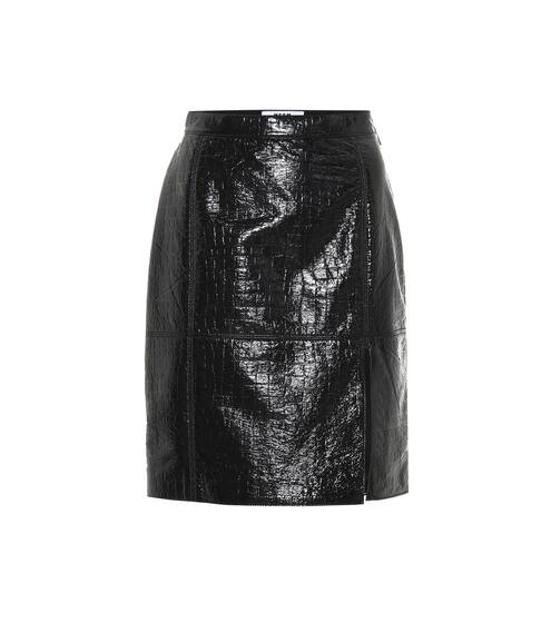 Embossed faux leather skirt | MSGM