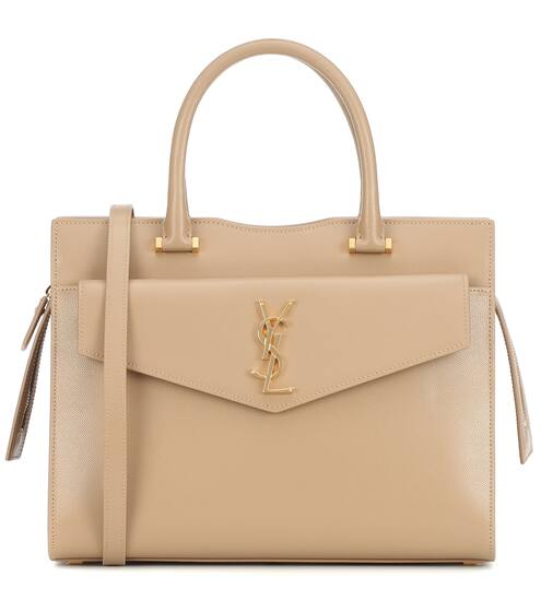 Uptown Medium leather tote | Saint Laurent