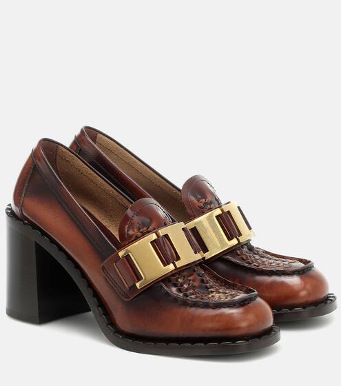 Leather loafer pumps | Prada