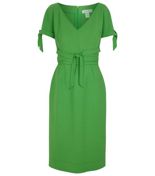 Stretch wool-blend midi dress | Oscar de la Renta