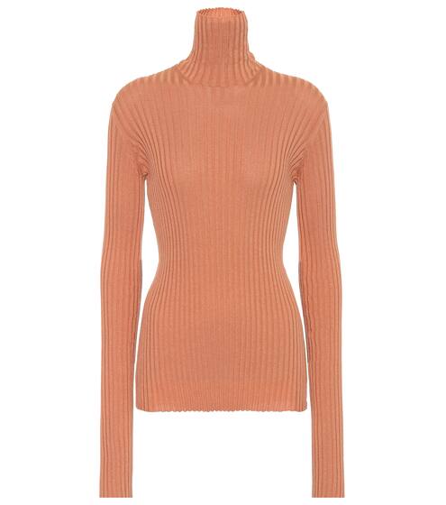 Cotton-blend turtleneck sweater | Victoria Beckham