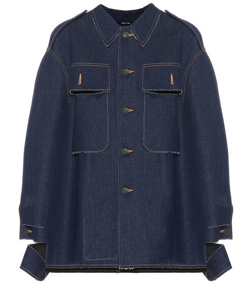 Deconstructed denim poncho | Maison Margiela