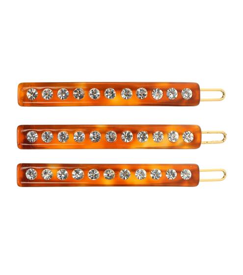 Exclusive to Mytheresa – set of crystal-embellished barrettes | Lele Sadoughi