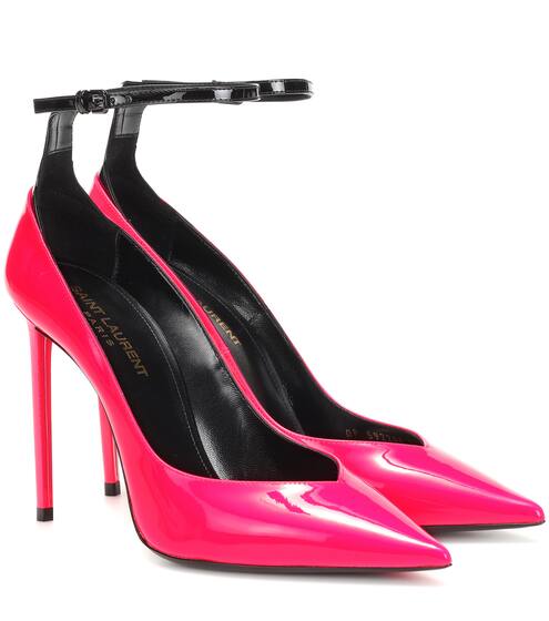 Zoe 105 patent-leather pumps | Saint Laurent