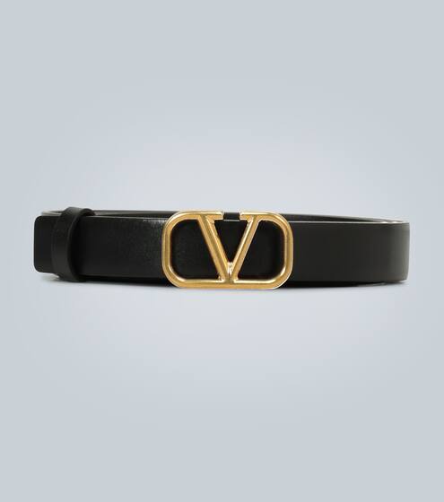 Valentino Garavani VLOGO leather belt | Valentino