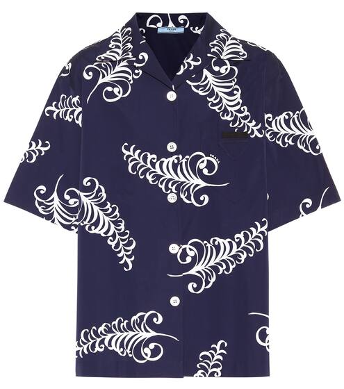 Printed cotton shirt | Prada