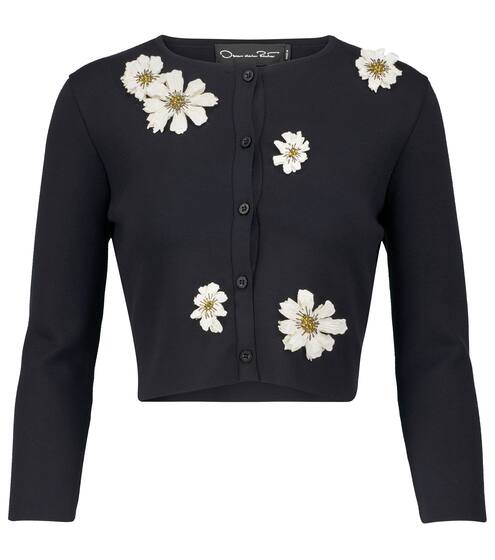 Embroidered floral cardigan | Oscar de la Renta