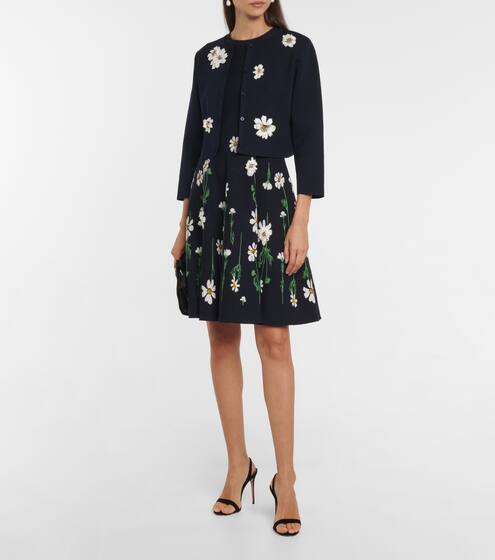 Embroidered floral cardigan | Oscar de la Renta