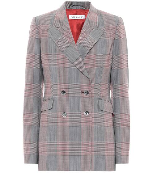 Exclusive to Mytheresa – Angela checked wool blazer | Gabriela Hearst