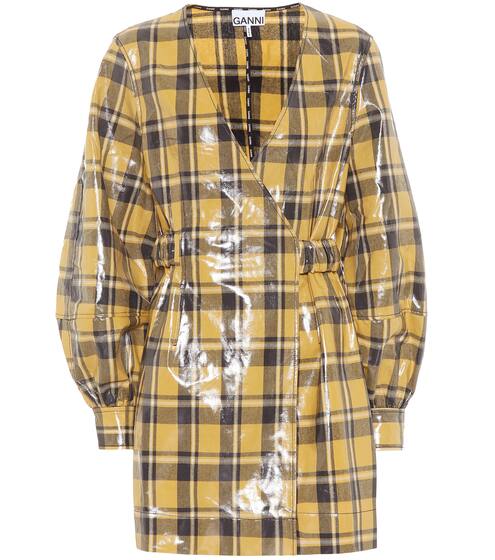 Checked minidress | Ganni