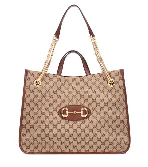 Tote Horsebit 1955 Large aus Canvas | Gucci