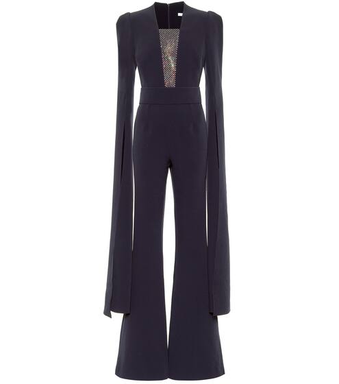 Jumpsuit in crêpe stretch | Safiyaa
