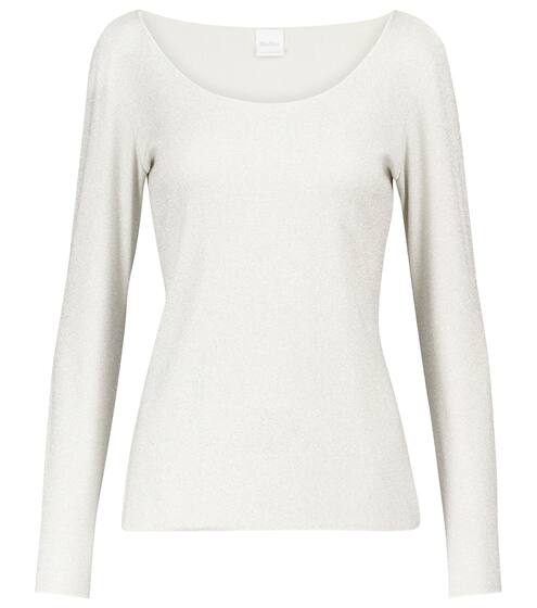 Leisure Origano metallic-jersey top | Max Mara