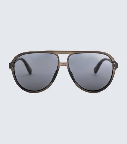 Aviator acetate sunglasses | Gucci