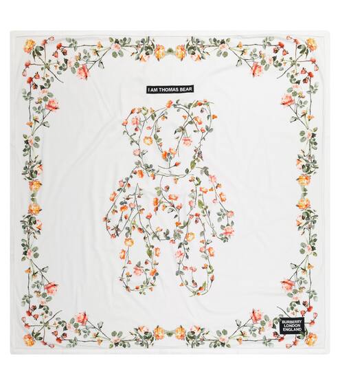 Baby floral cotton blanket | Burberry Kids