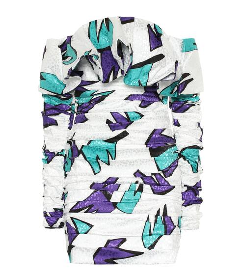 Off-the-shoulder printed minidress | The Attico