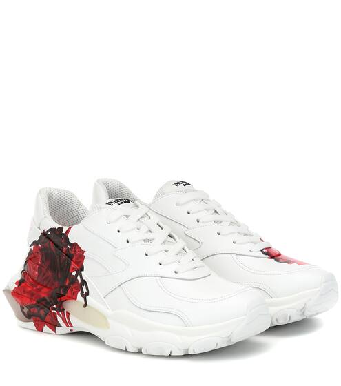 Valentino Garavani X UNDERCOVER Bounce leather sneakers | Valentino