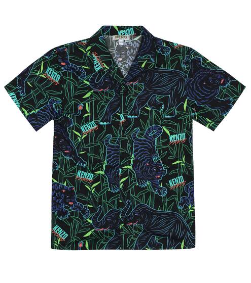 Printed cotton shirt | Kenzo Kids