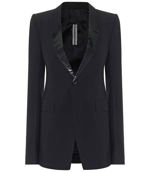 Extreme wool-blend blazer | Rick Owens