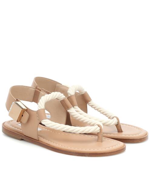 Zephyr suede and rope sandals | Gabriela Hearst