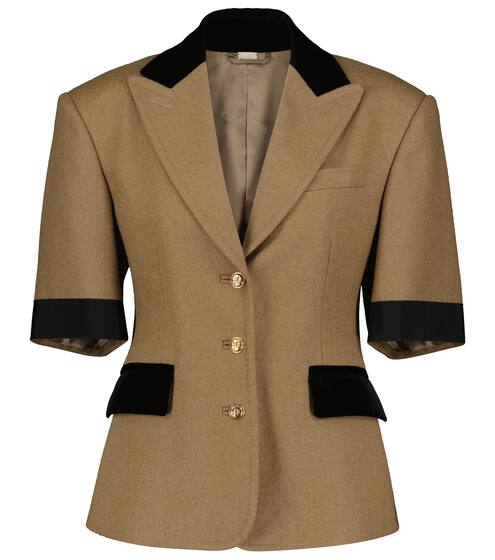 Wool flannel blazer | Gucci