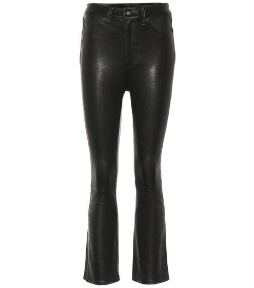 Hana wide-leg leather jeans | Rag & Bone
