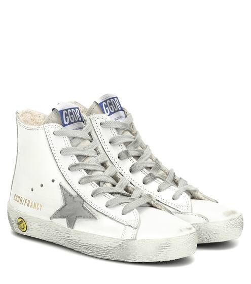 Francy high-top leather sneakers | Golden Goose Kids