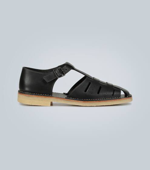 Dry vegetal leather sandals | Lemaire