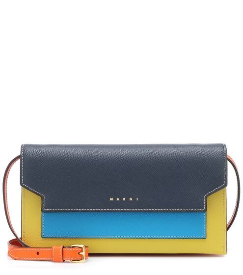 Trunk Small leather shoulder bag | Marni