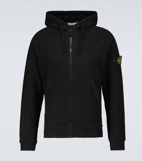Full zipped hooded sweatshirt | Stone Island