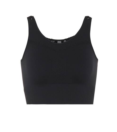 Grayson jersey and mesh sports bra | Varley