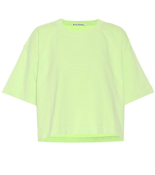 Cylea embossed logo cotton T-shirt | Acne Studios