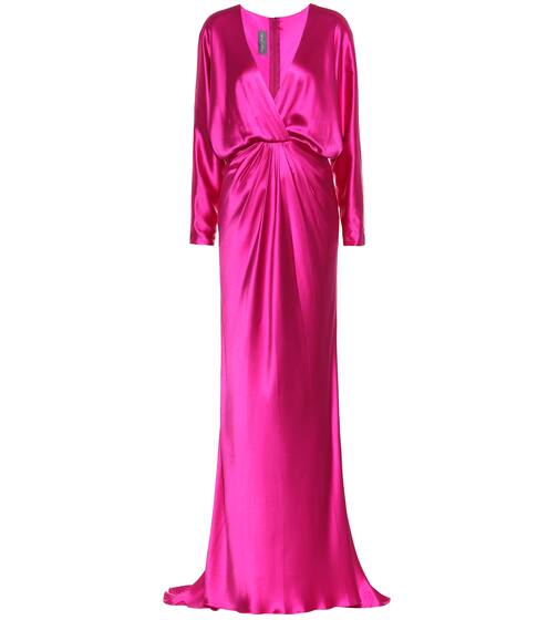 Silk-satin gown | Monique Lhuillier