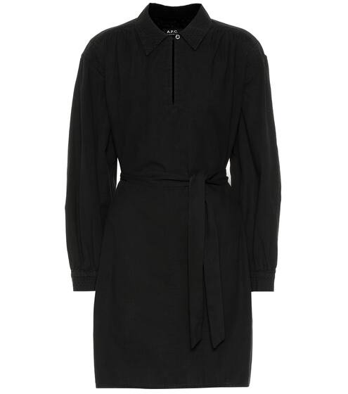Maria belted cotton shirt dress | A.P.C.