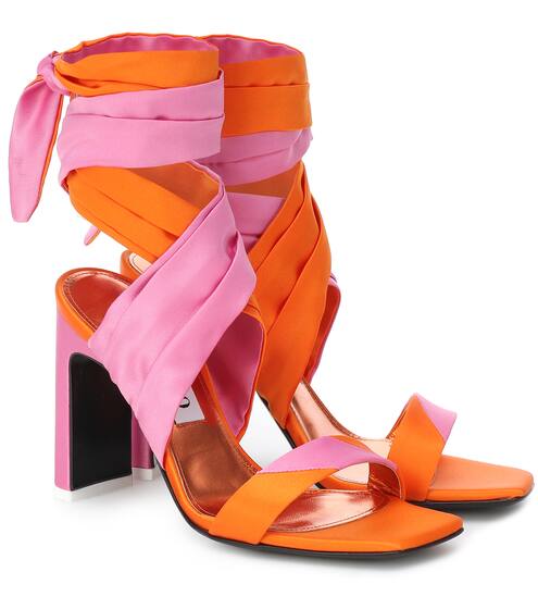 Satin sandals | The Attico