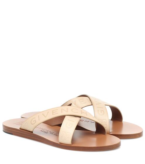 Logo leather sandals | Givenchy