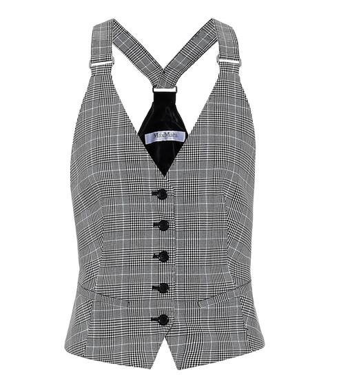 Arley checked cotton vest | Max Mara