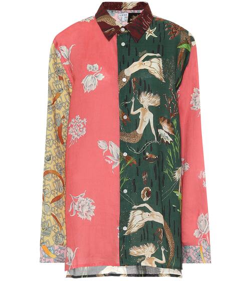 Paula’s Ibiza printed linen shirt | Loewe