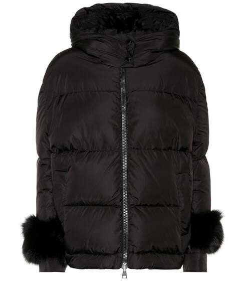 Effraie fur-trimmed down jacket | Moncler