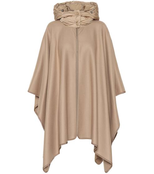 Wool-blend cape | Moncler