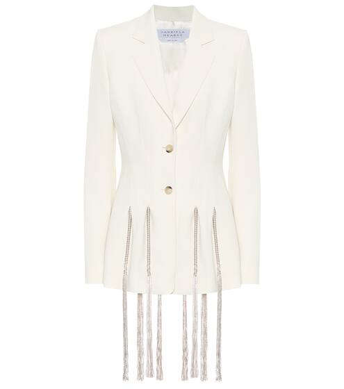 Maurice fringed wool blazer | Gabriela Hearst