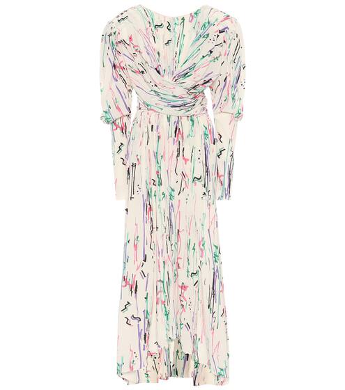 Filao printed stretch-silk midi dress | Isabel Marant