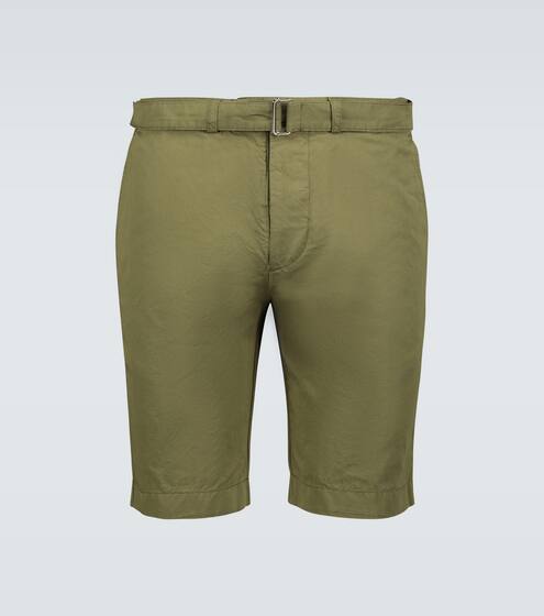 Shorts Julian aus Baumwolle und Leinen | Officine Générale