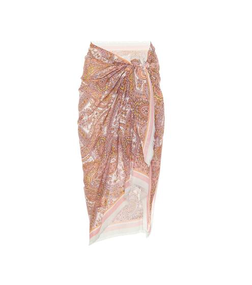 Exclusive to Mytheresa – Paisley cotton sarong | Zimmermann