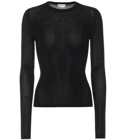 Ribbed-knit sweater | Saint Laurent