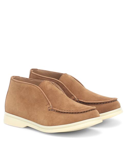 Bottines Open Walk en daim | Loro Piana Kids