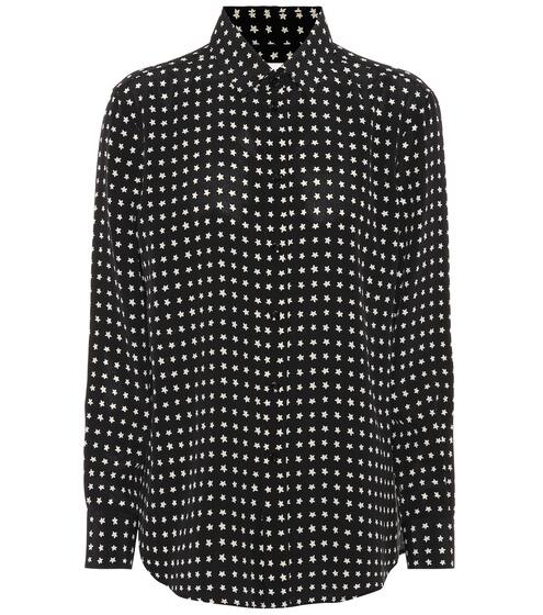 Printed silk shirt | Saint Laurent