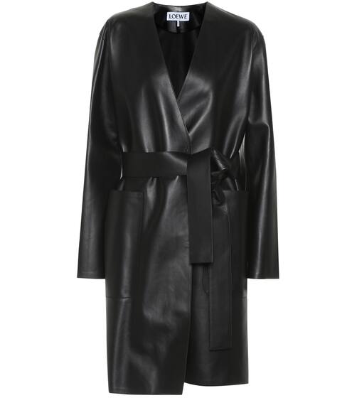 Leather coat | Loewe